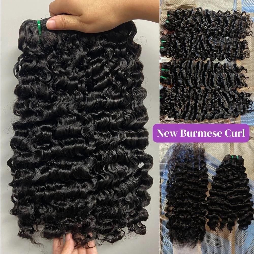 Burmese curly bundles